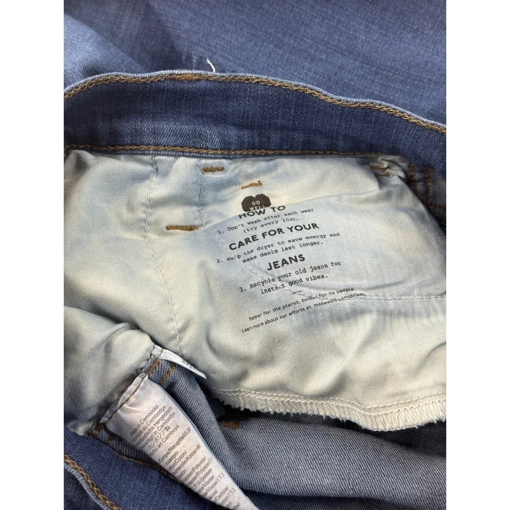 Madewell 10 Roadtripper High‎ Rise Skinny Jeans Medium Wash Size 26